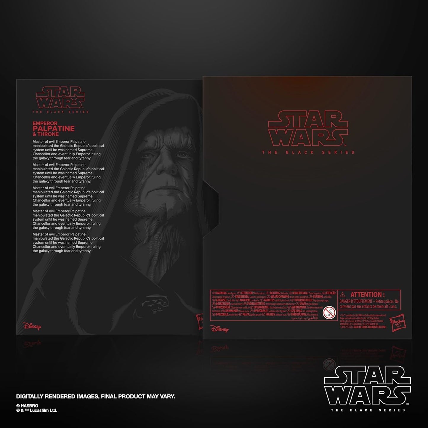 Emperor Palpatine & Throne G1318 Action Figure The Black Series (Star Wars: Return of the Jedi)