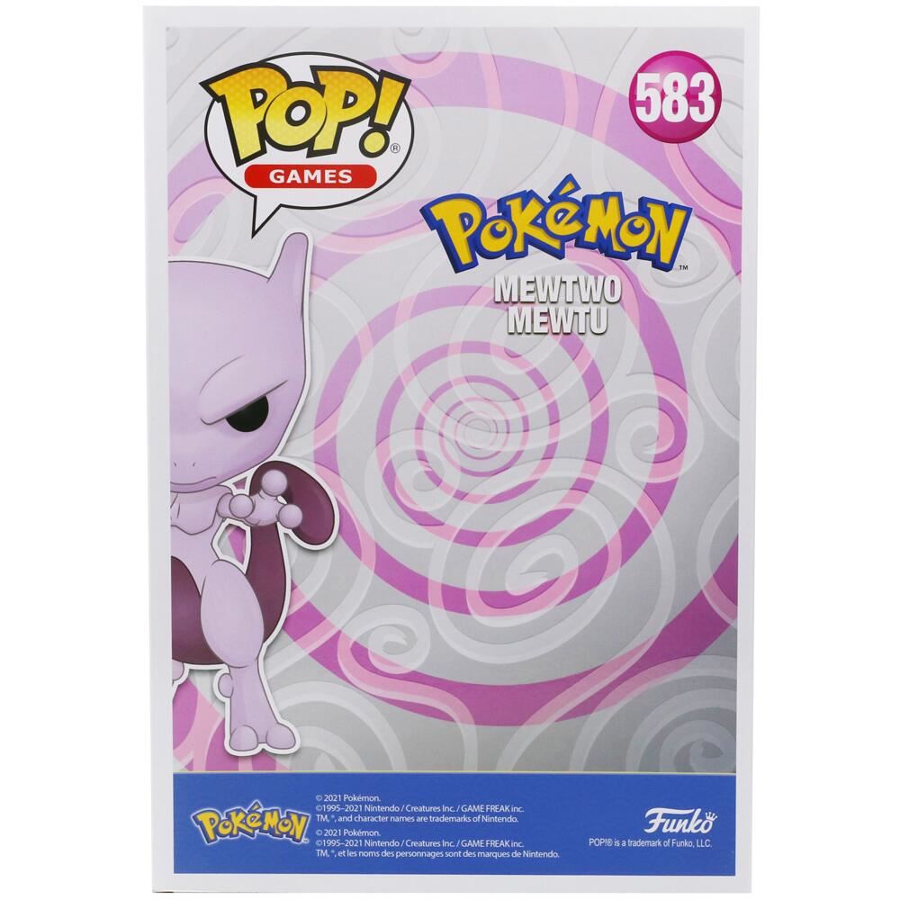 Mewtwo #583 10″ Pop! Vinyl Figure 63699 – Pokémon Funko Jumbo Collectible Large Display Figure