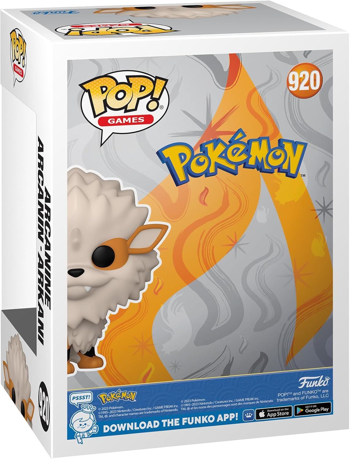 Arcanine #920 Pop! Vinyl Figure 69079 – Pokémon Funko Collectible 3.75″ Fire-Type Dog Pokémon Figure