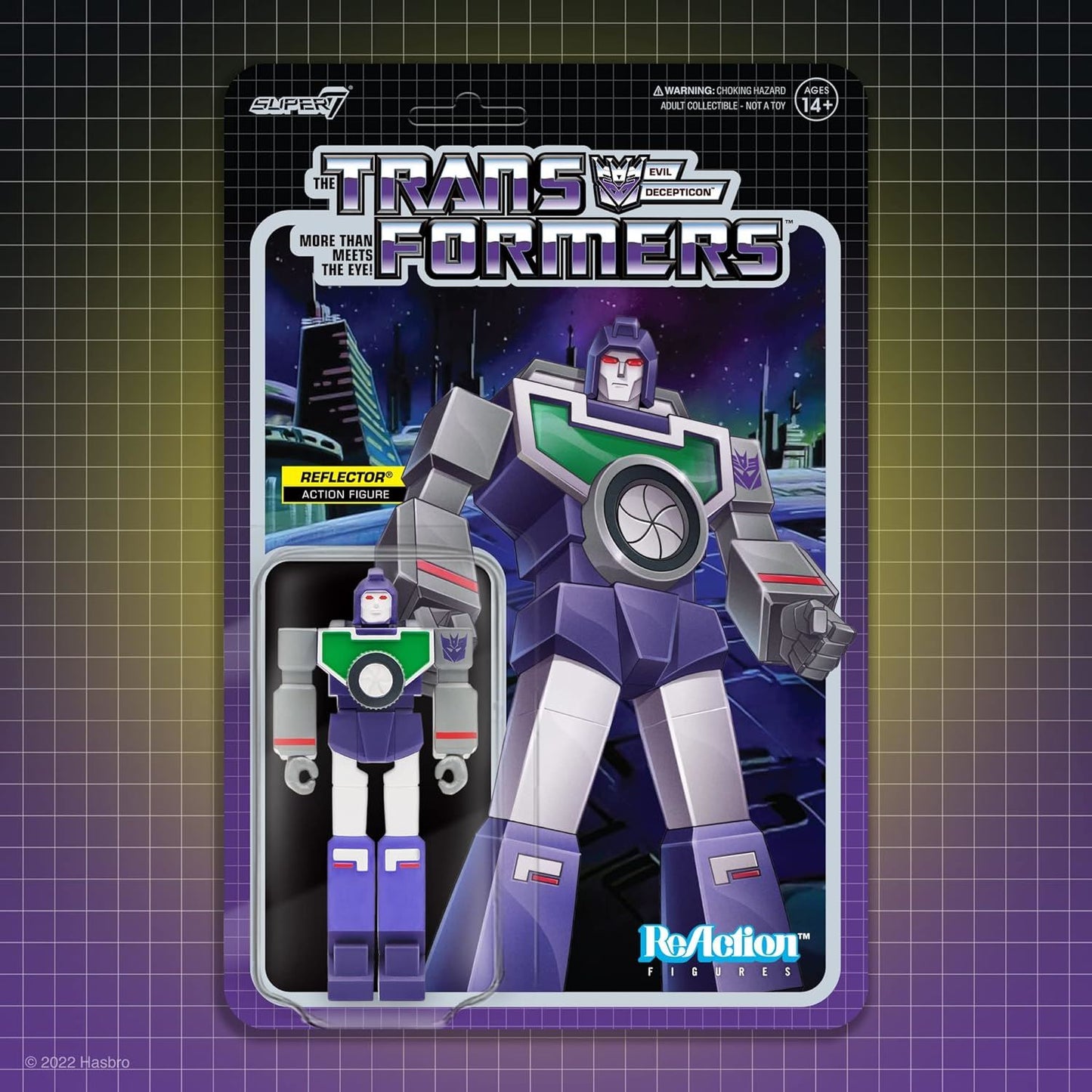 REFLECTOR Action Figure 4" W5 (Super7 / The Transformers / ReAction Figures)