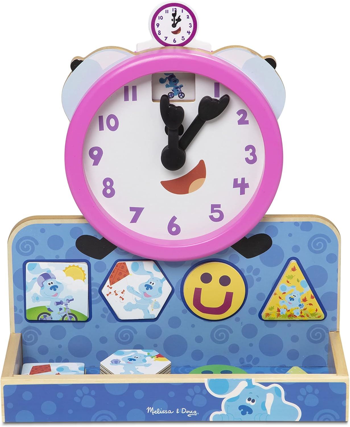Tickety Tock Magnetic Clock 33014 Blue's Clues & You! Wooden Clock (Melissa & Doug)