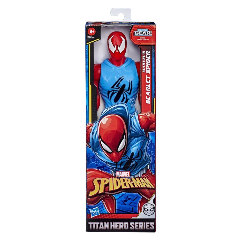 Scarlet Spider 12″ Action Figure – Marvel Spider-Man Titan Hero Series E8521 (Hasbro) – Web Warriors Blast Gear Compatible