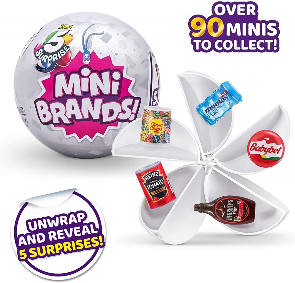 Mini Brands! Surprise Ball Zuru Mystery Capsule Over 90 Minis to Collect!