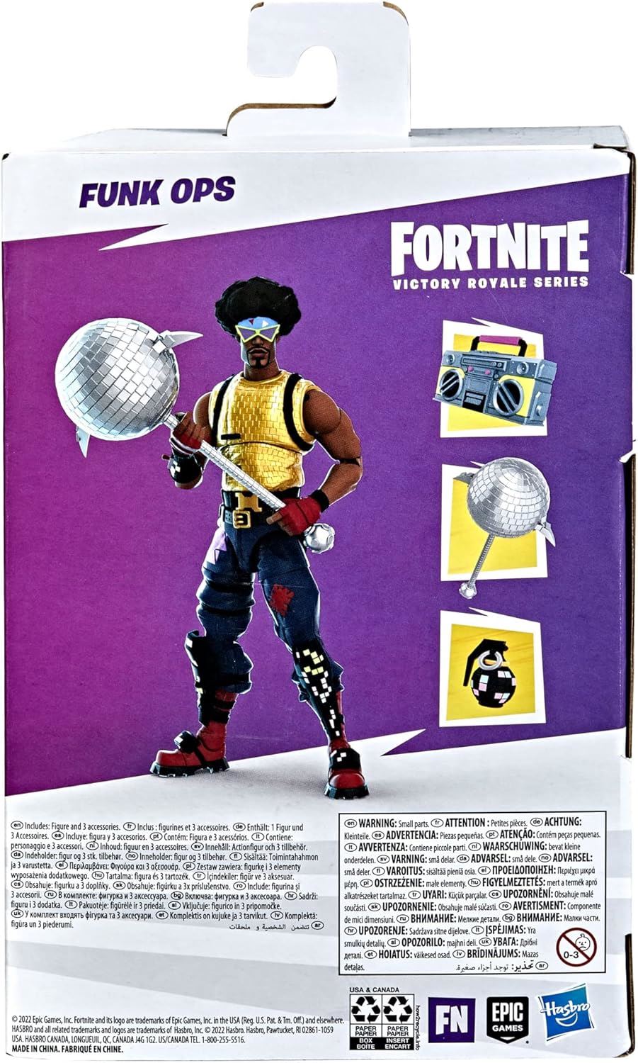 Fortnite Victory Royale Series Funk Ops 6" Action Figure With Accessories F4975