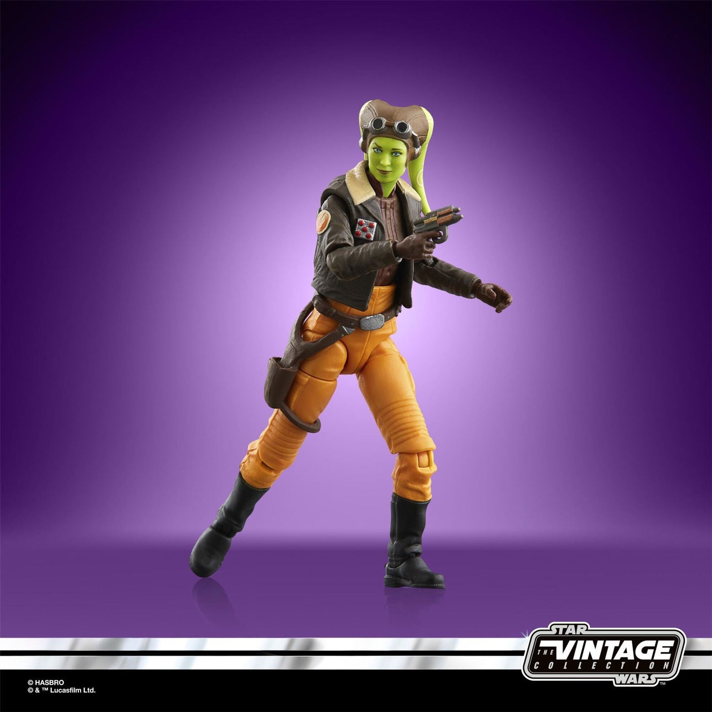 General Hera Syndulla 4″ Action Figure – Star Wars Ahsoka The Vintage Collection F7318 (Kenner-Style Figure by Hasbro)