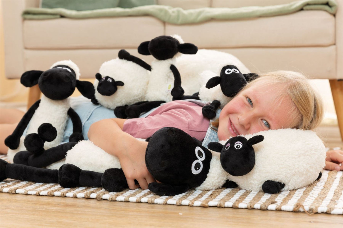 Shirley Sheep 45 cm Plush Toy – Shaun the Sheep Official Licensed NICI Green Eco-Plush #49190