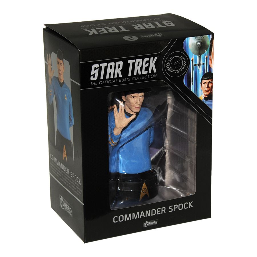 Commander Spock Model Die Cast Bust STBUK002 (Eaglemoss Star Trek The Official Busts Collection)