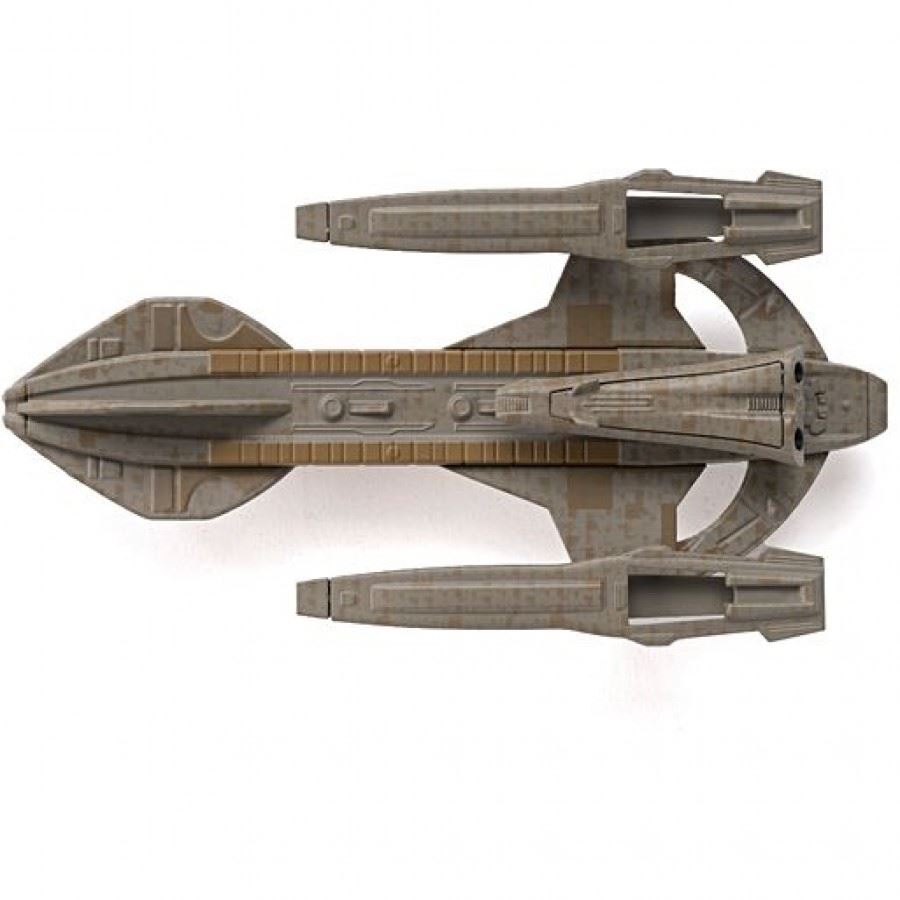 #165 Karemma Starship DS9 Deep Space Nine Model Die Cast Ship STDC165 (Eaglemoss / Star Trek)