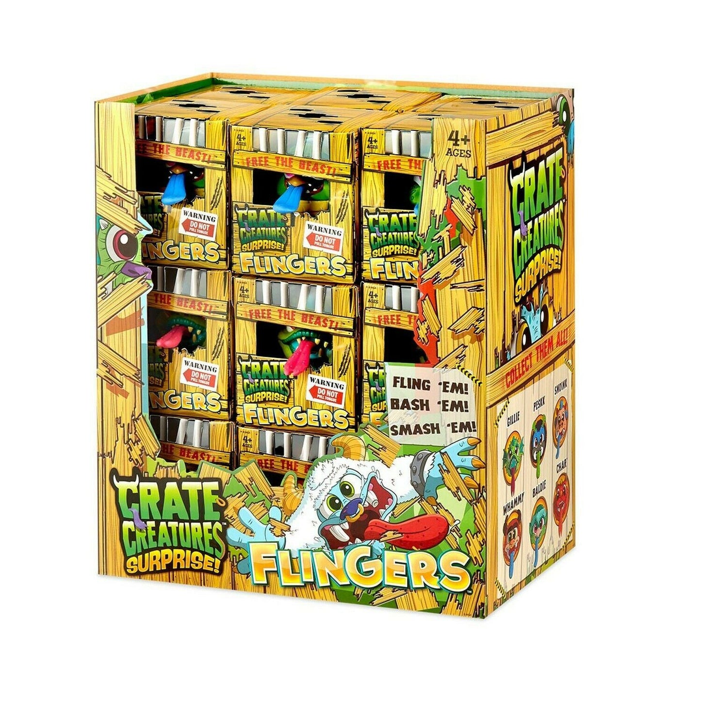 Crate Creatures Surprise FLINGERS Figure - SNORT HOG™ (Series 1)