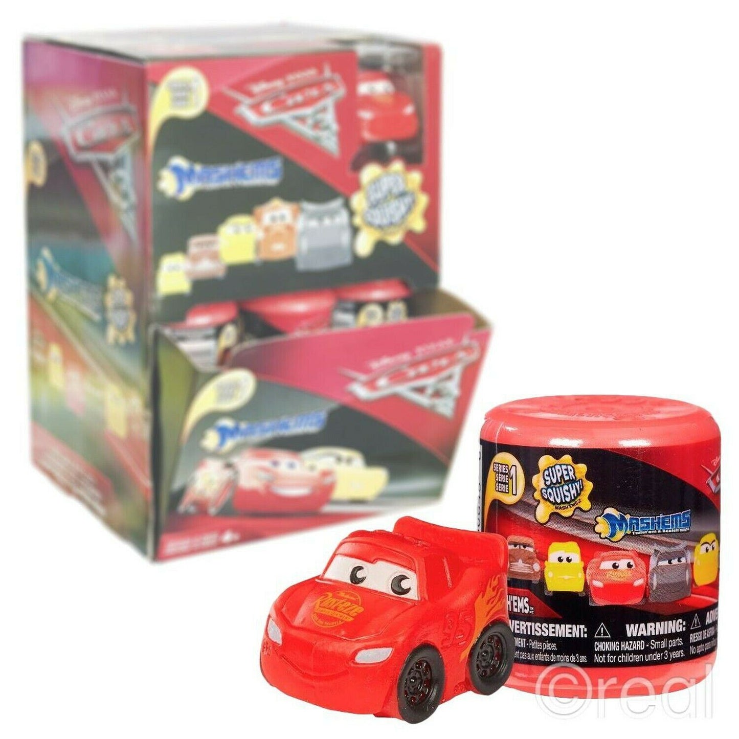 Disney Pixar's CARS 3 - 5 x MASH'EMS Sealed Capsules (Series 1) tech4kids