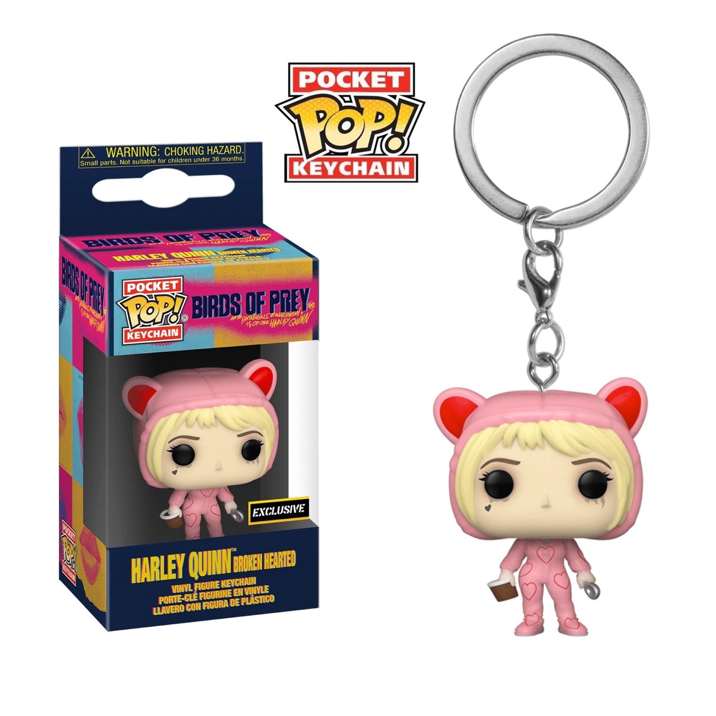 Funko Pocket POP! Harley Quinn Broken Hearted SE Birds Of Prey Keychain