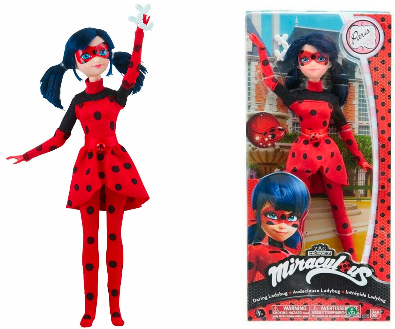 Miraculous Ladybug Cat Noir & Adrian Action Figure Doll Korea Toy