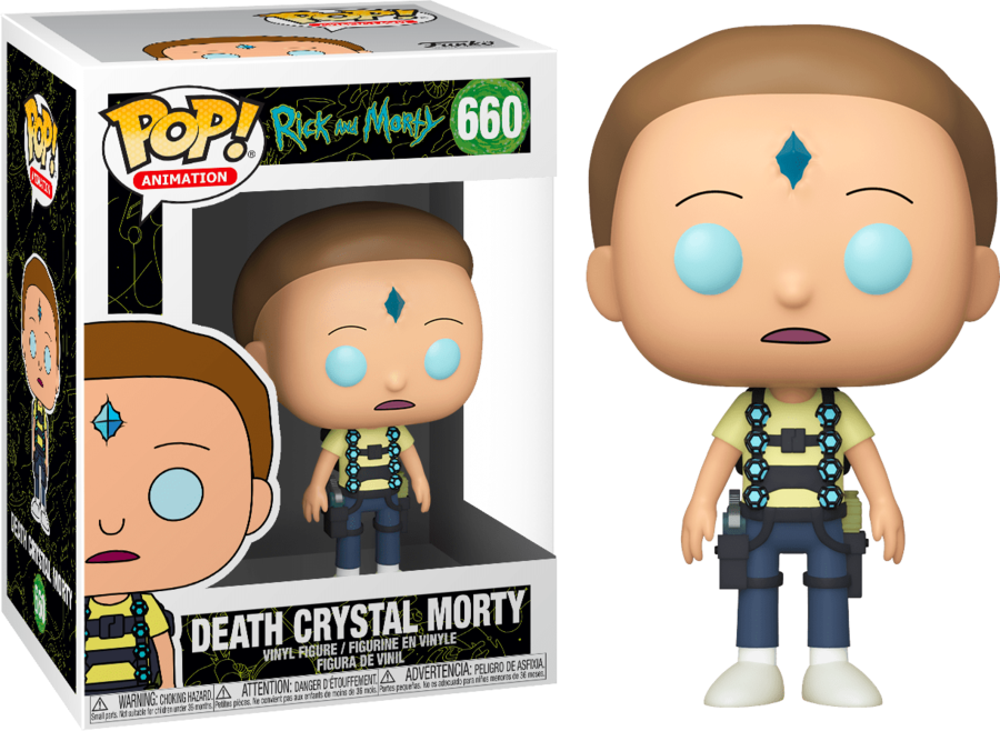 Funko POP! DEATH CRYSTAL MORTY #660 Vinyl Figure Rick and Morty