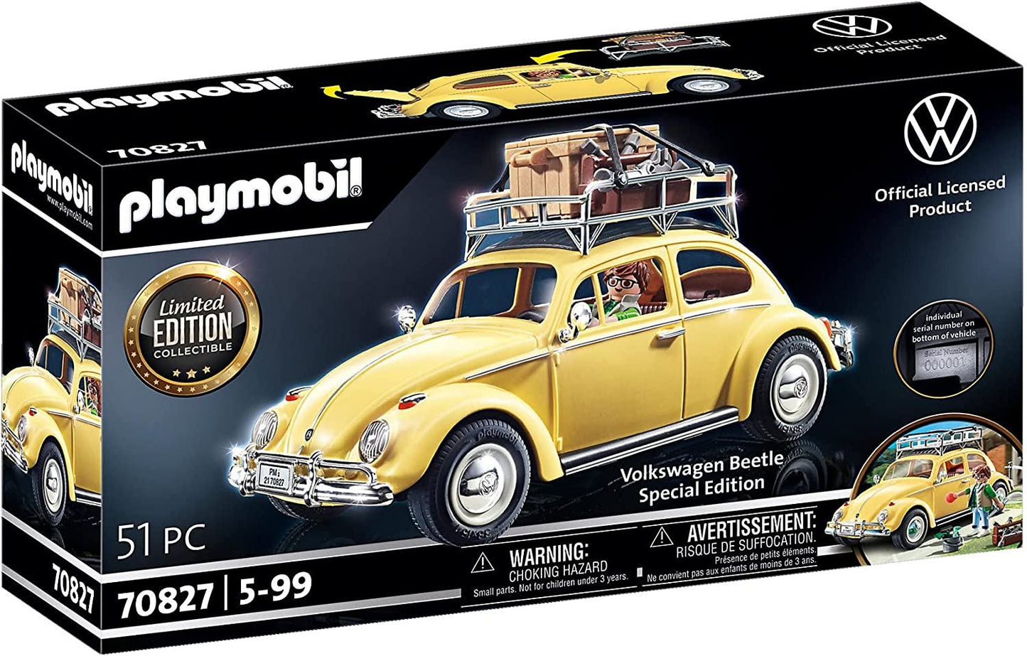 Volkswagen Beetle Special Edition 70827 Playmobil Yellow Car Building Set