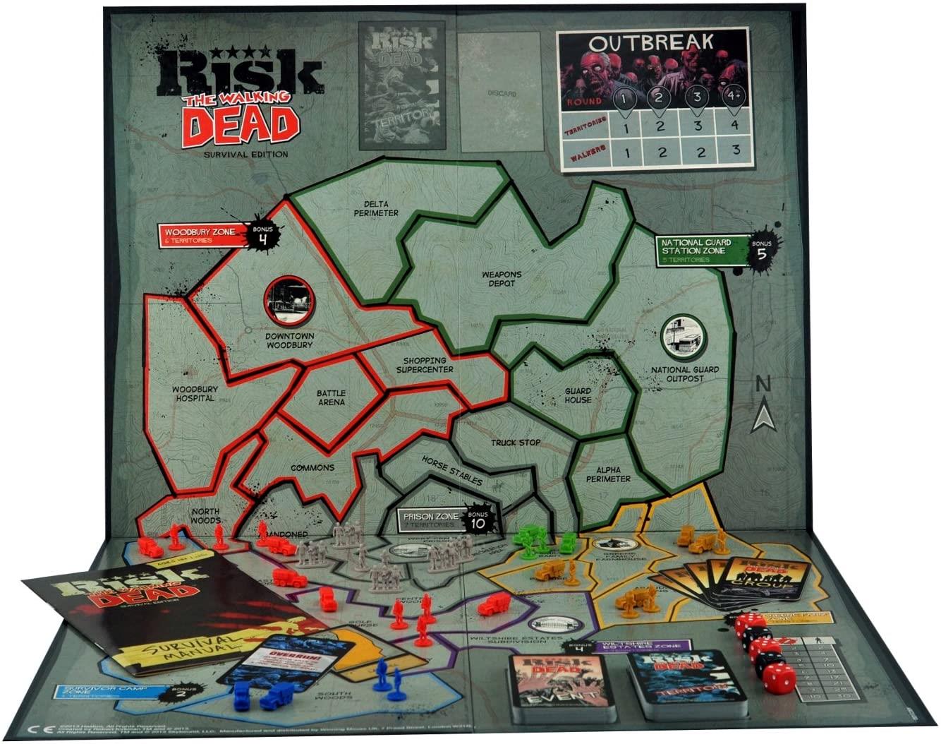 The Walking Dead Risk Board Game Survival Edition Family