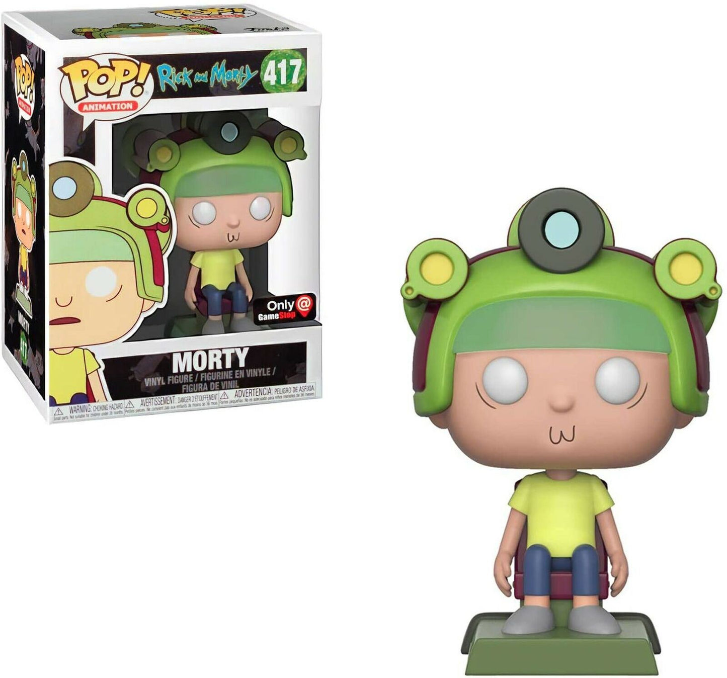 Funko MORTY #417 Rick and Morty: Blips and Chitz Pop Vinyl Figure EXCLUSIVE