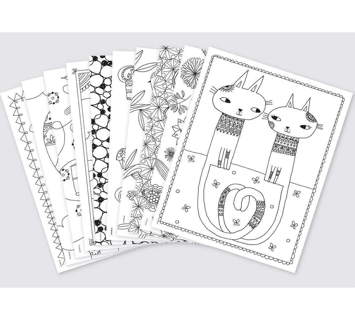 CRAYOLA 992021 Whimsical Escapes Adult Coloring Book Colouring