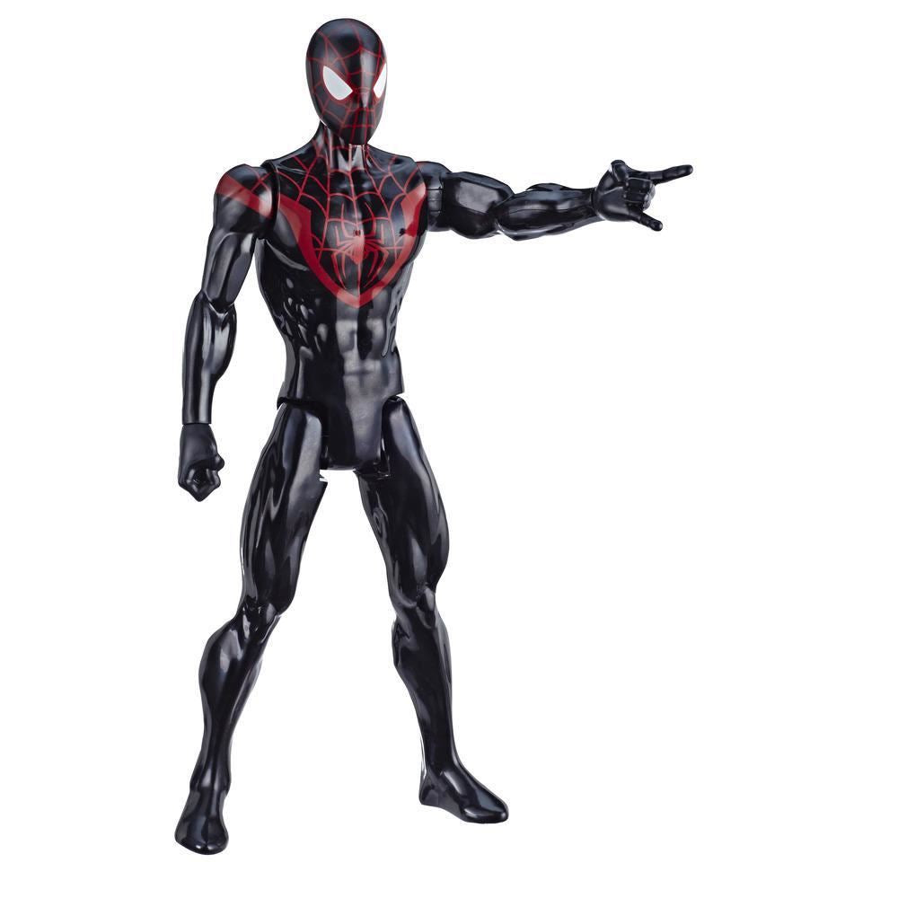 Spider-Man Miles Morales 12″ Action Figure – Marvel Titan Hero Series E8525 (Hasbro) – Web Warriors Hero Toy