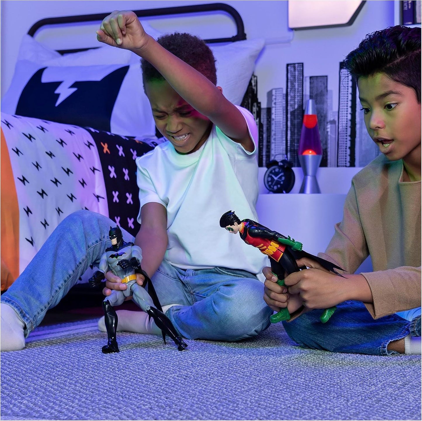 Batman & Robin vs The Joker 30 cm Action Figure 3-Pack – DC Comics Super-Heroes Set SM-6064967 by Spin Master