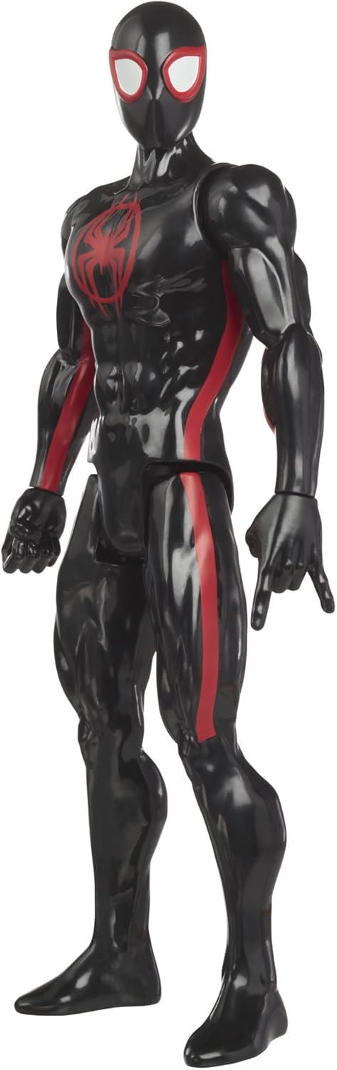 Miles Morales 12″ Action Figure – Marvel Spider-Man: Across the Spider-Verse Titan Hero Series F5643 by Hasbro | Movie-Inspired Super Hero Figure