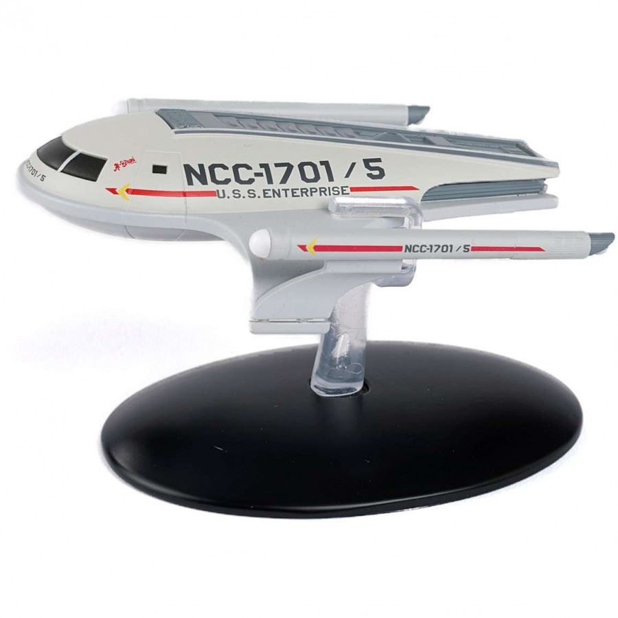 #18 U.S.S. Enterprise Shuttlecraft NCC-1701 / 5 "Al-Biruni" Matt Jefferies Shuttle Concept (TOS) Model Diecast Ship (Eaglemoss / Star Trek)