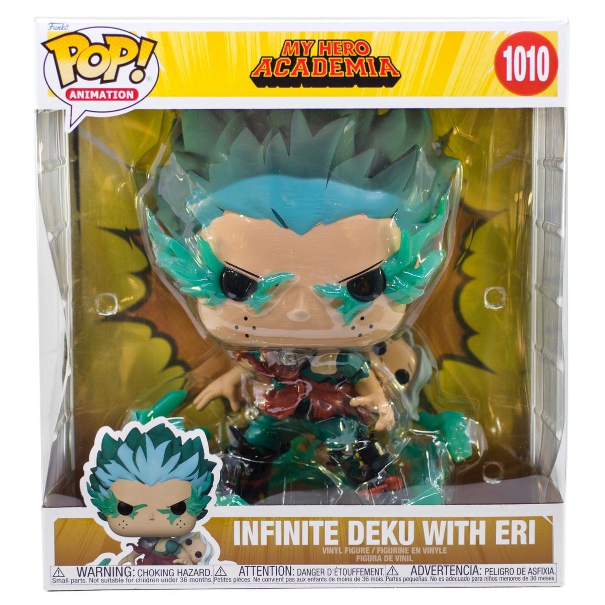 Infinite Deku with Eri #1010 10″ Pop! Animation Vinyl Figure – My Hero Academia Funko Jumbo Collectible Large Anime Figure