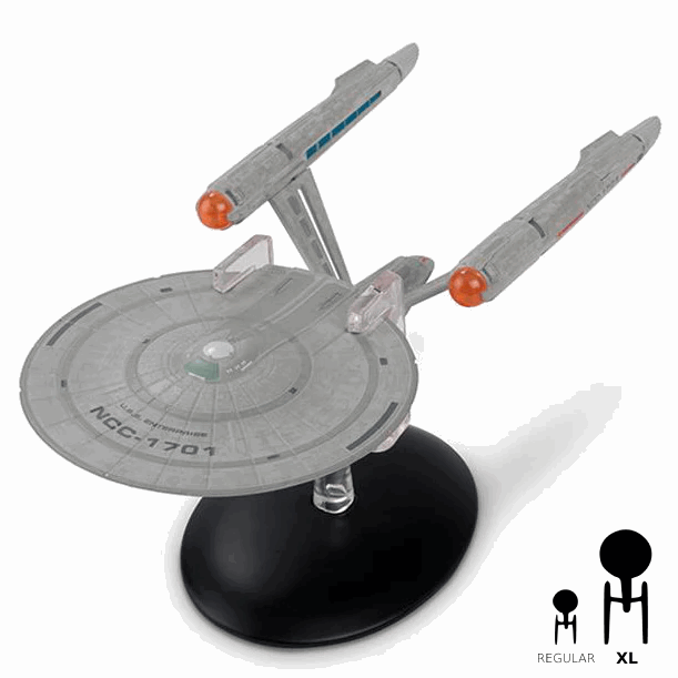 #11 U.S.S. Enterprise NCC-1701 (Constitution-class) 2256 Discovery XL EDITION Model Diecast Ship (Eaglemoss / Star Trek)