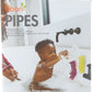 Boon Pipes Building Bath Toy Set B11379 – TOMY Creative Bath Tub Water Pipes & Tubes for Interactive STEM Water Play