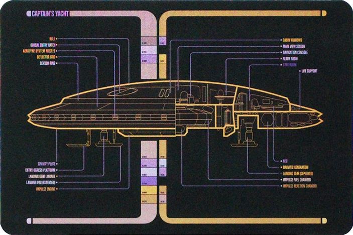 #25 Captain’s Yacht "Calypso" Shuttlecraft Model Die Cast Ship (Eaglemoss / Star Trek)