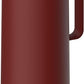 Tramontina Exata 1L Thermal Flask 61637/106 – Rich Red Glass-Lined Vacuum Insulated Bottle Carafe with Cup Lid for Hot & Cold Drinks
