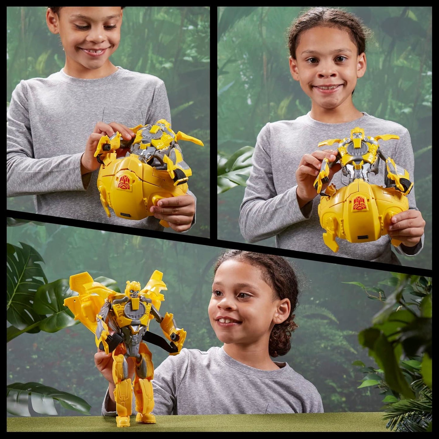 Bumblebee 2-in-1 Converting Mask F4649 – Transformers Rise of the Beasts Roleplay Toy | Robot-to-Mask Conversion Helmet by Hasbro
