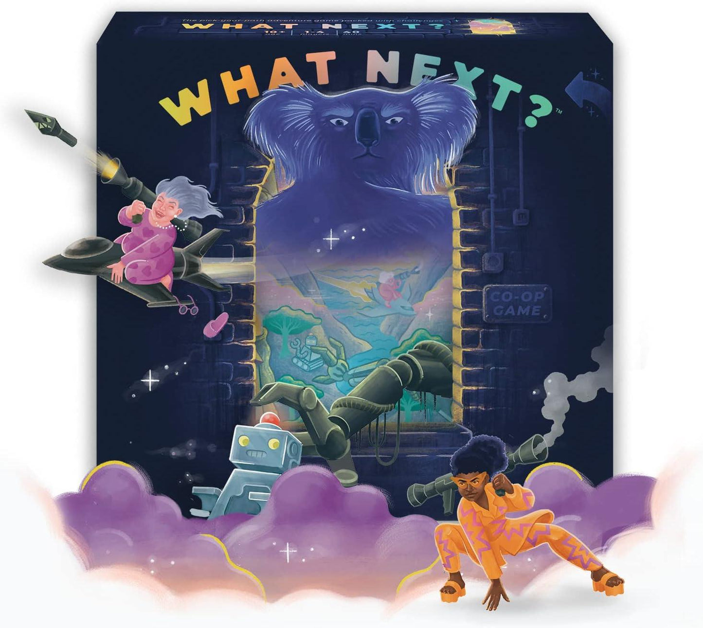 What Next? Cooperative Adventure Card Board Game WHATN01 Big Potato Ages 10+