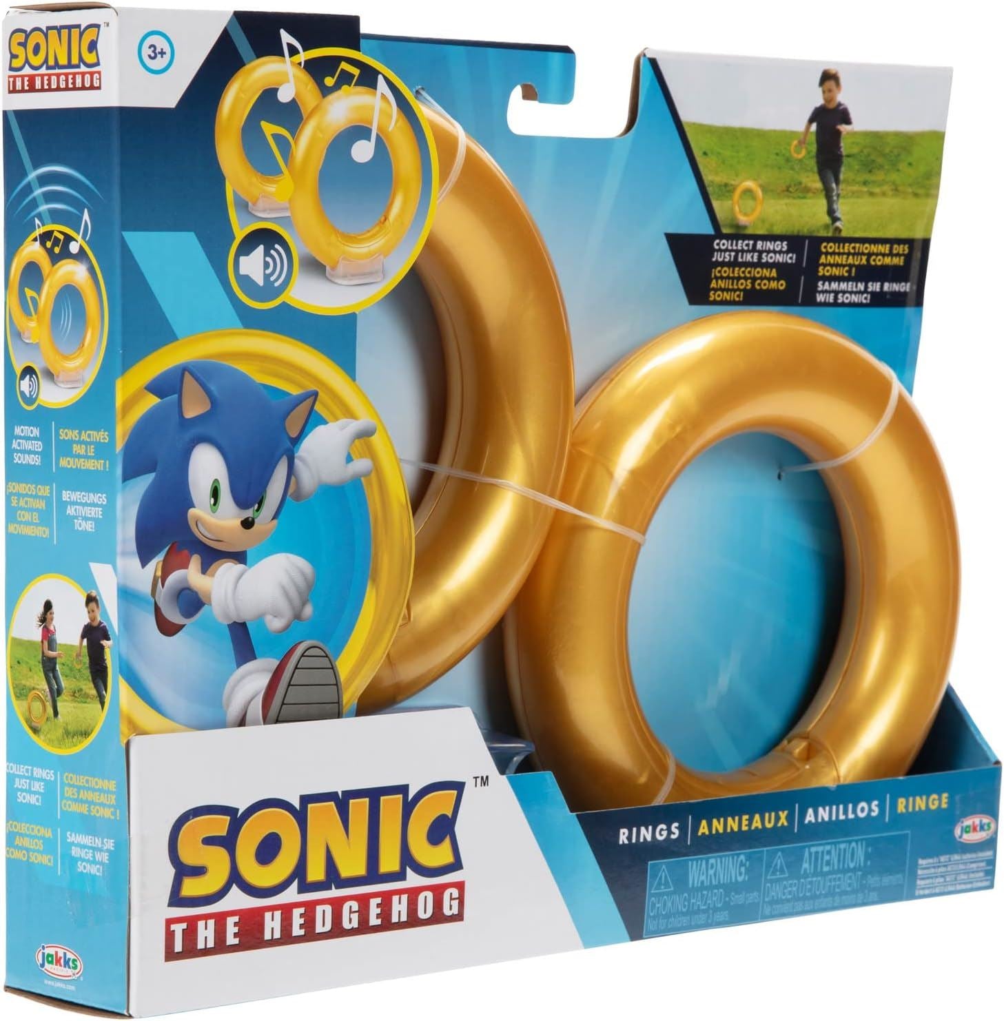 Sonic the Hedgehog Sonic Rings with Motion Sounds 41698 Gotta Go Fast & Collect