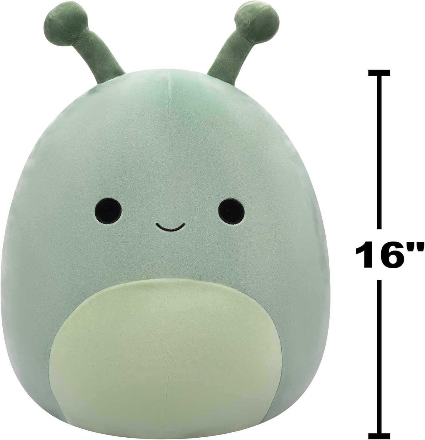 Preeto the Olive Green Slug 16″ Plush SQCR06636 – Squishmallows Ultrasoft Large Slug Stuffed Toy | Official Kellytoy Collectible Plush