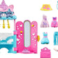 Glam It Up Style Studio HKW09 Playset With 2 Dolls Color Change & 19 Accessories (Polly Pocket)