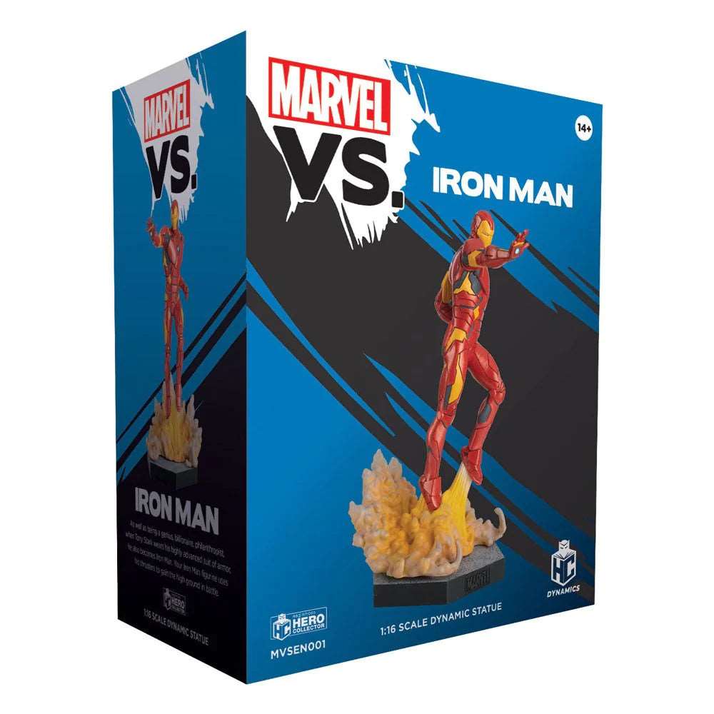 #1 MARVEL VS. IRON MAN 1:16 Scale Dynamic Statue Figure MVSEN001 (Eaglemoss)