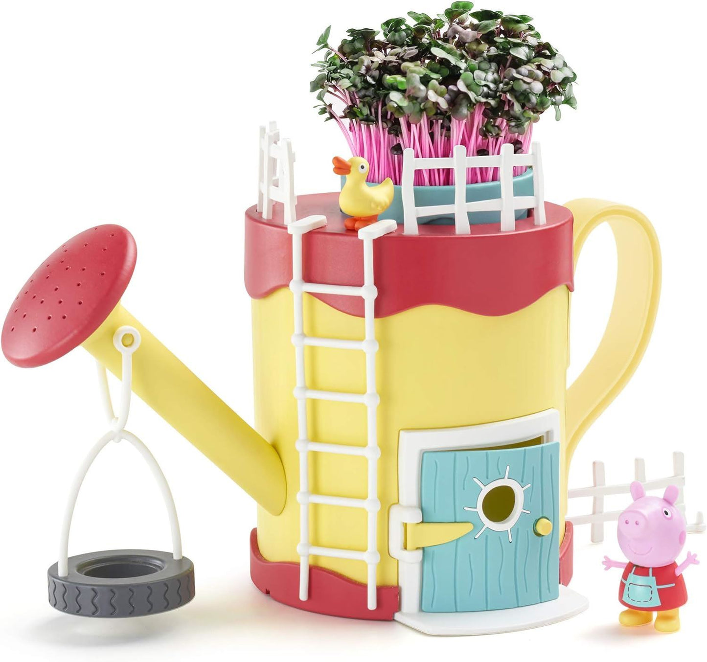 Peppa Pig Grow & Play Peppa's Garden Playhouse Watering Can PP201 Grow Your Own