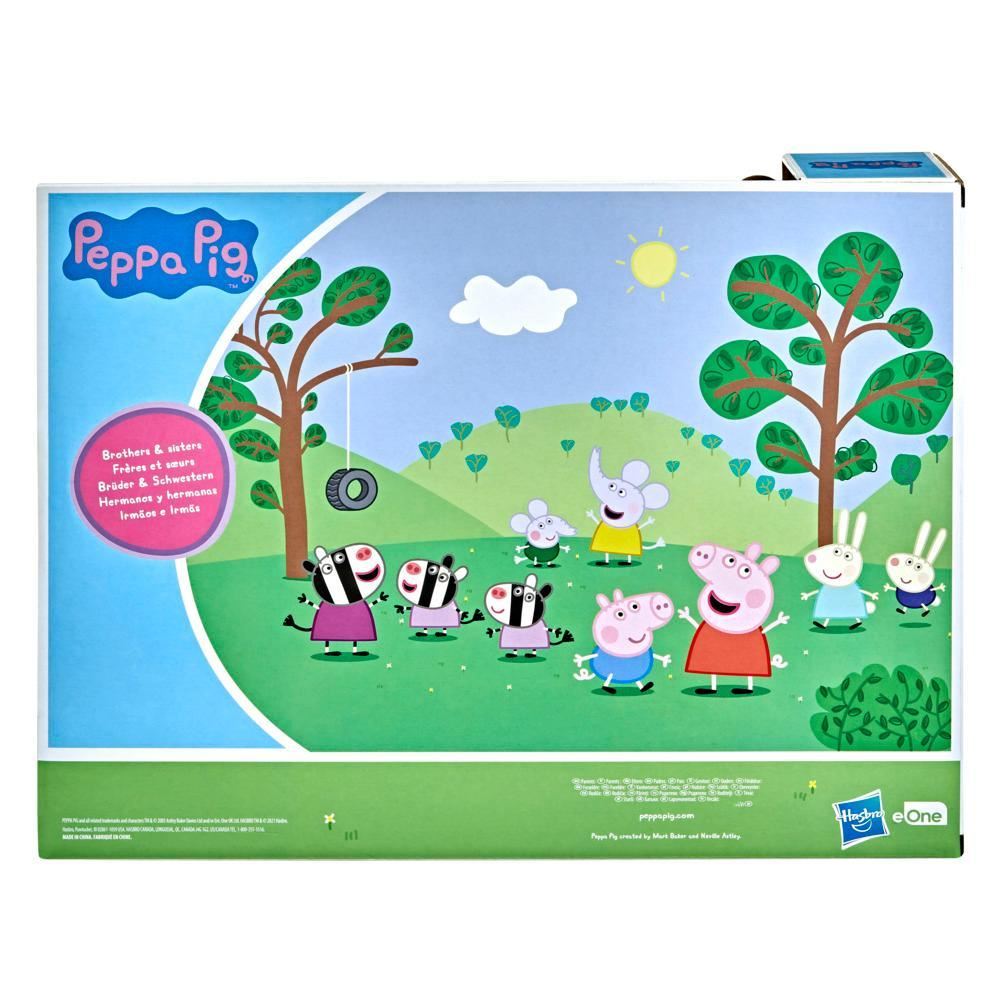 Carry-Along Brothers & Sisters F2173 Peppa's Club 9 Figures in Case (Peppa Pig)