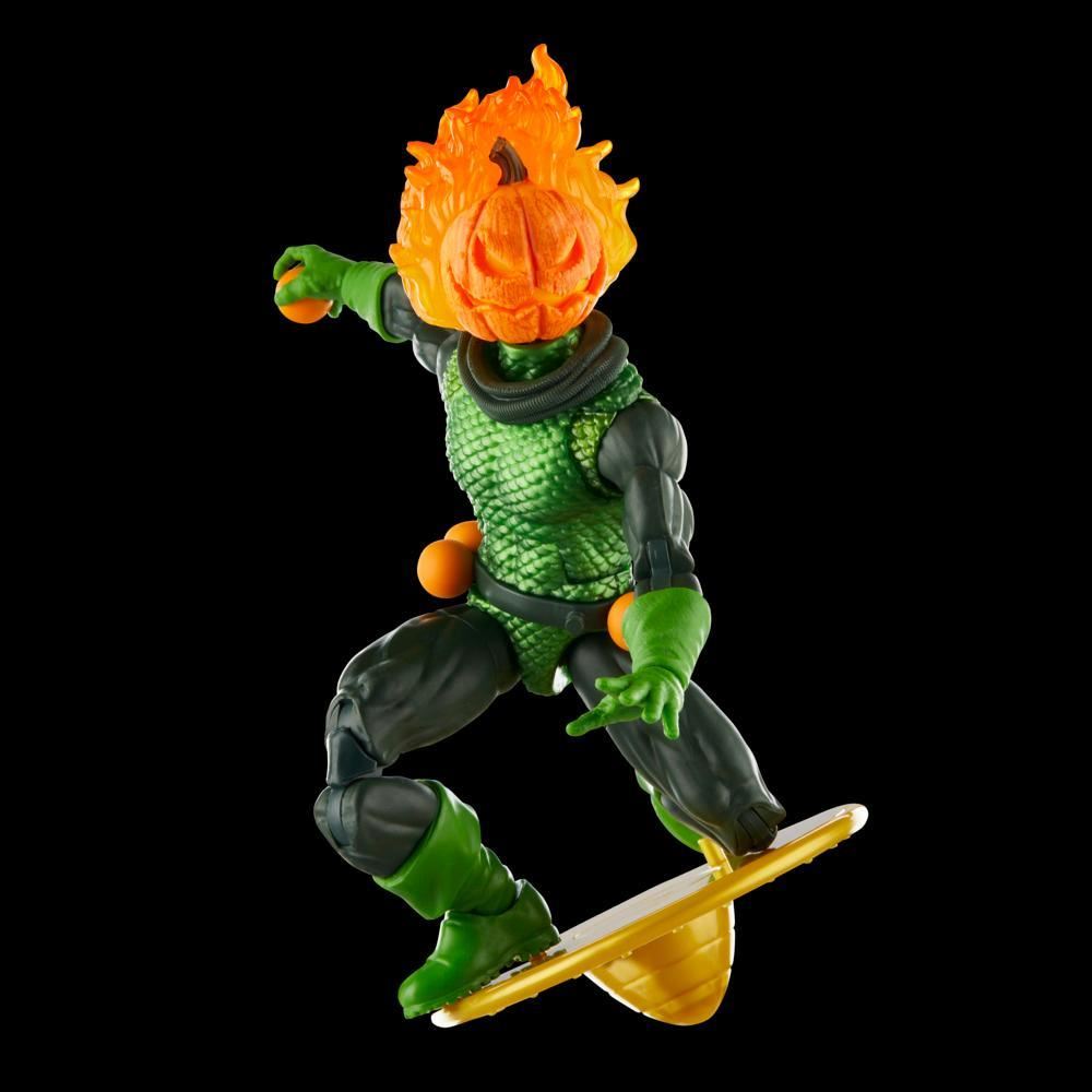 Jack O’Lantern 6″ Action Figure – Marvel Legends Series F9024 by Hasbro – Spider-Man Comics Villain with Hovercraft & Pumpkin Grenade