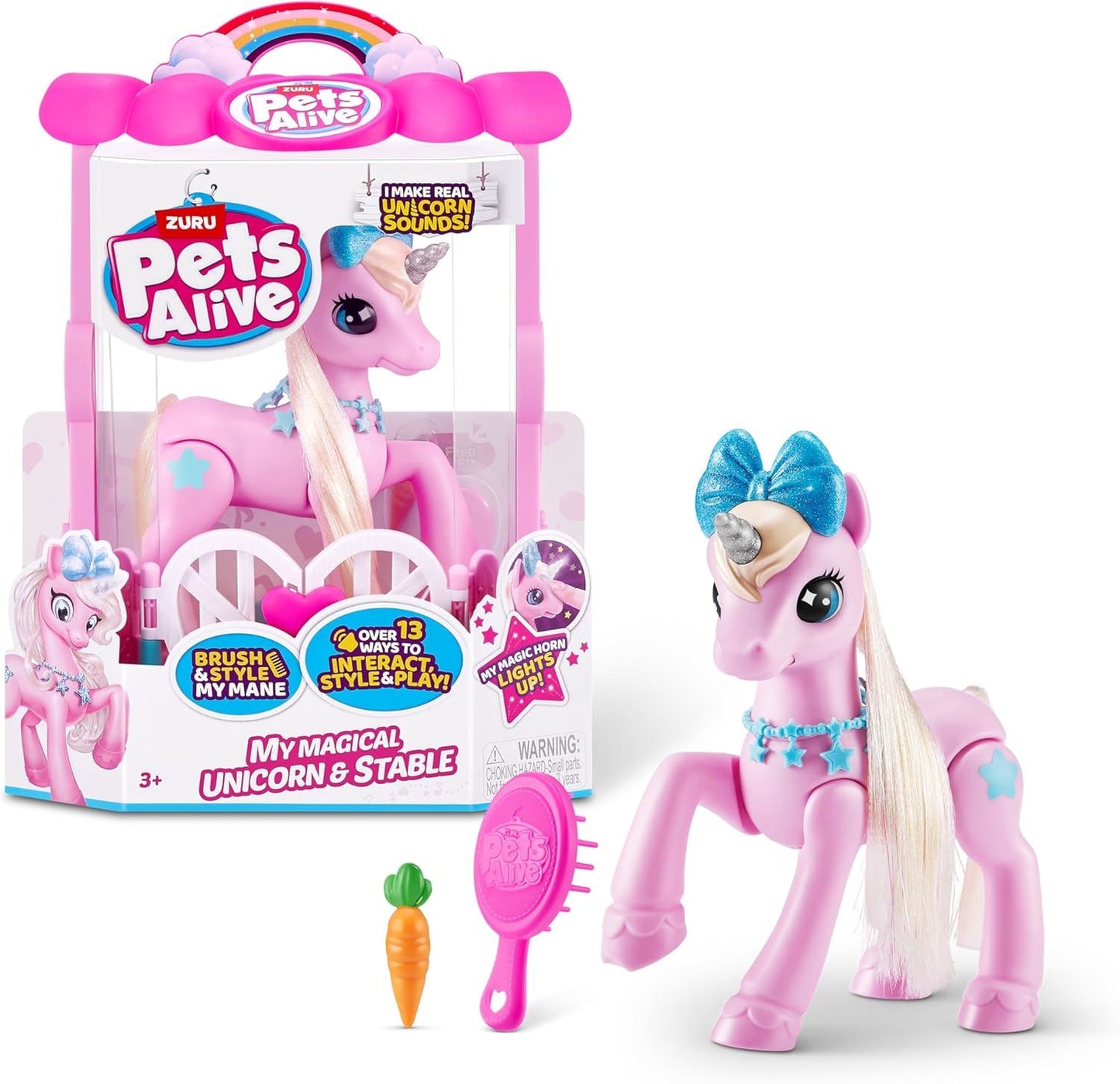 My Magical Unicorn and Stable 9545 Interactive Electronic Pet (Pets Alive)