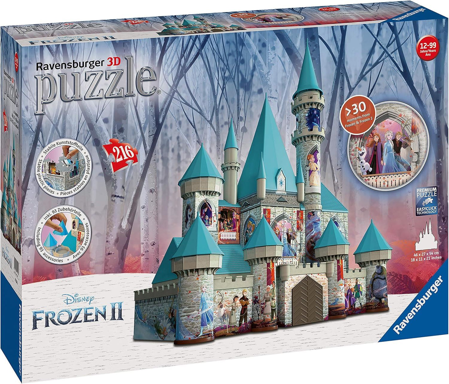 Ravensburger 3D Puzzle 11156 216PCS (Disney Frozen 2)