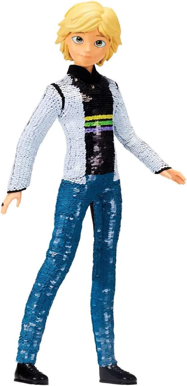 Adrien & Cat Noir P50195 Fashion Flip 26cm 10" Doll (ZAG Heroez: Miraculous)