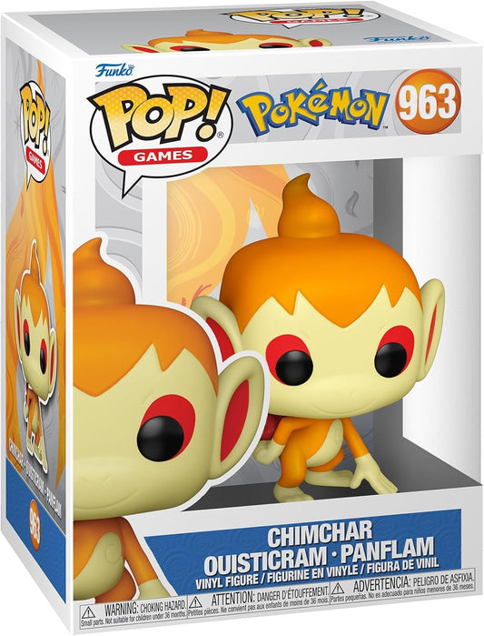 Chimchar #963 Pop! Vinyl Figure 70925 – Pokémon Funko Collectible 3.75″ Fire-Type Starter Pokémon Figure
