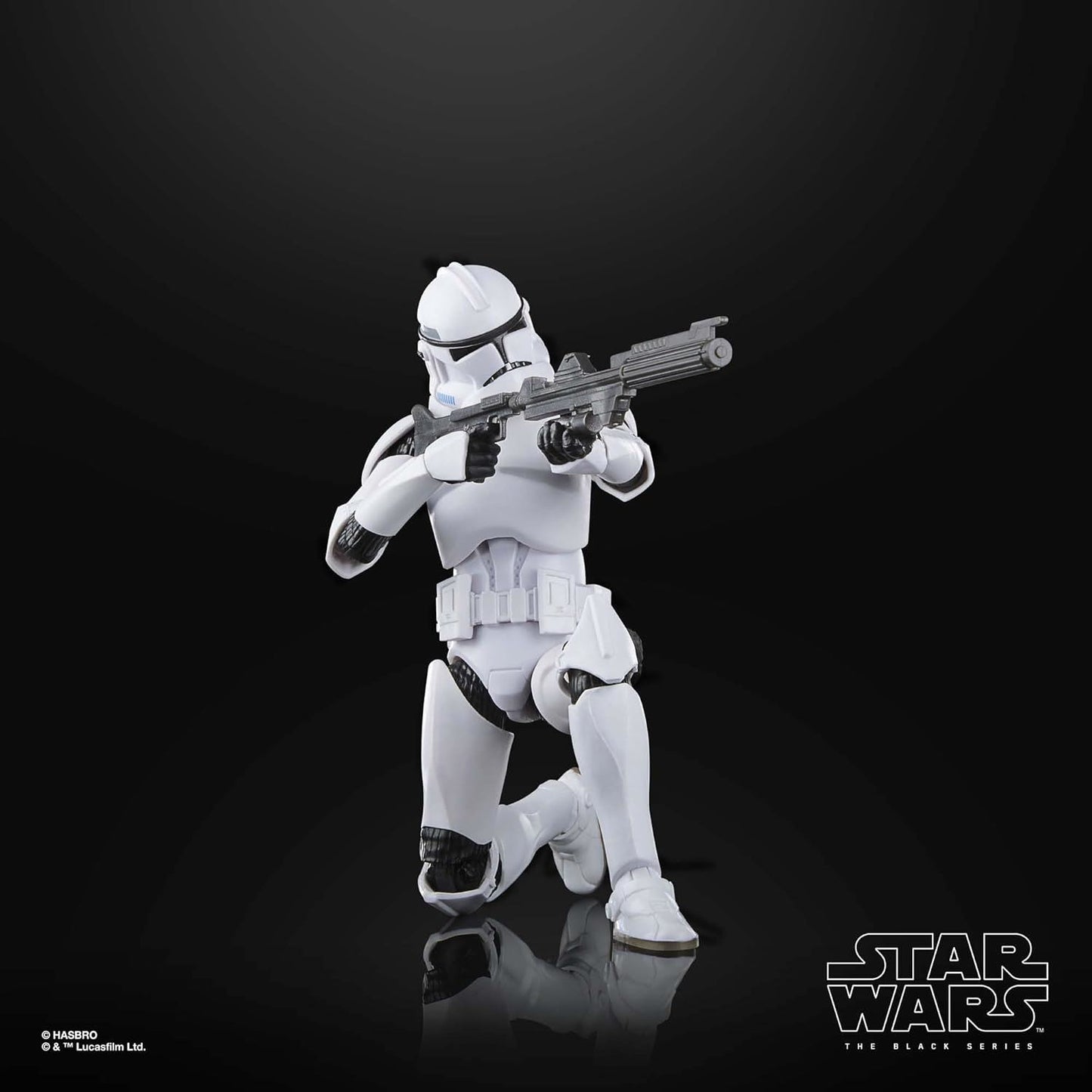 Phase II Clone Trooper 6″ Action Figure – Star Wars The Black Series F7105 (The Clone Wars) by Hasbro | Premium Collector Trooper with Accessories