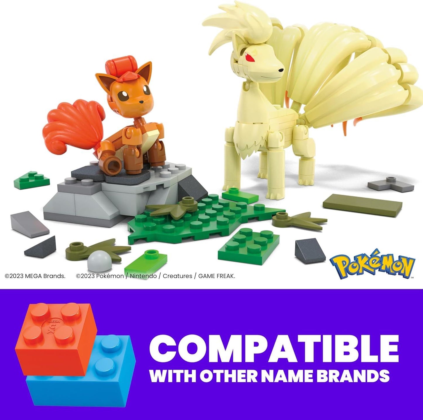 Vulpix Evolution Set HTH79 Pokémon Building Toy Kit (MEGA / Pokemon)