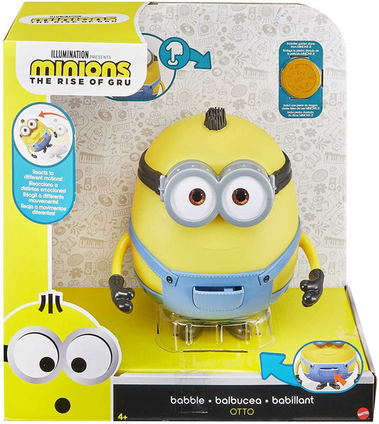 Minions Rise of Gru Babble Otto Interactive Toy Figure GMF27 Sounds & Phrases