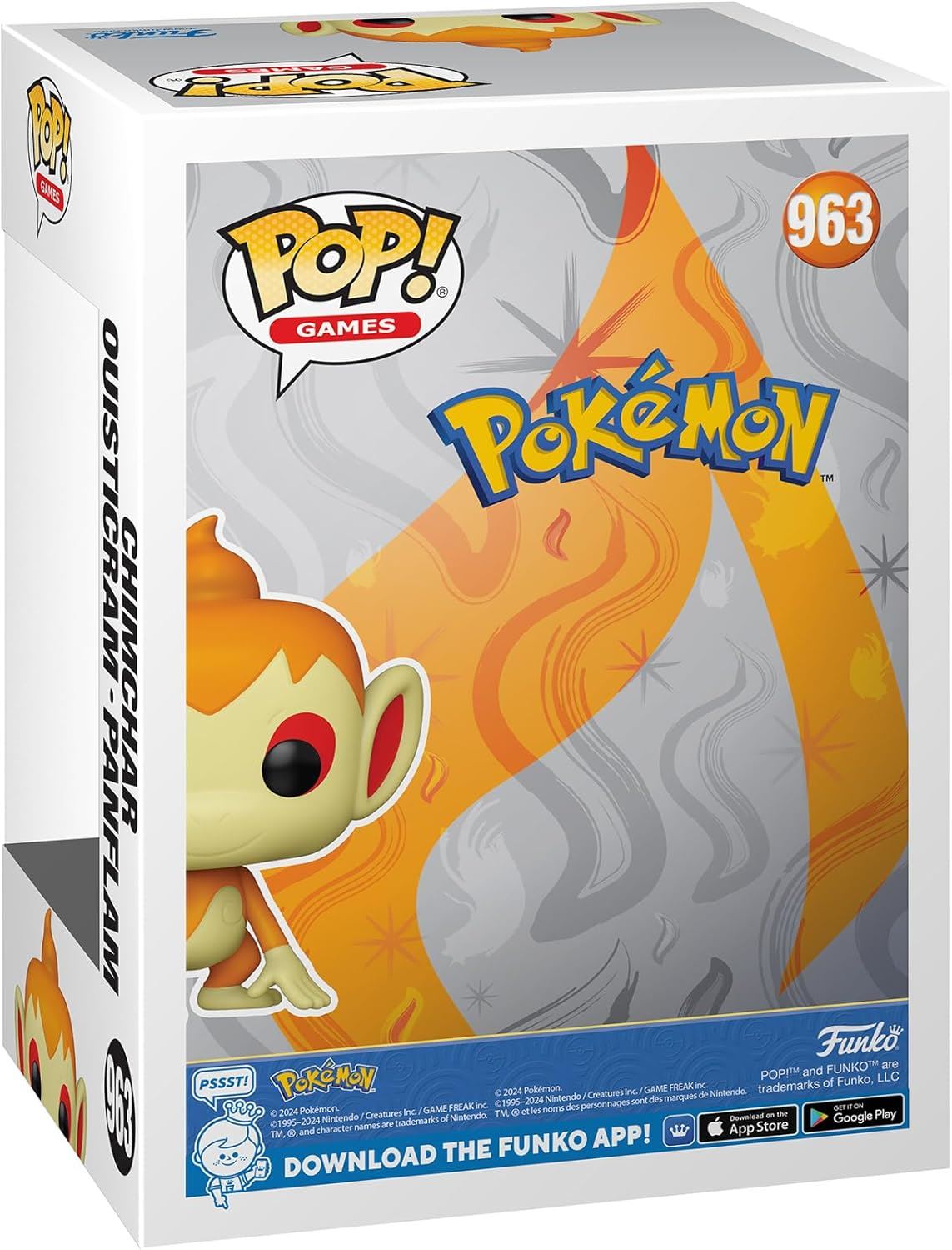 Chimchar #963 Pop! Vinyl Figure 70925 – Pokémon Funko Collectible 3.75″ Fire-Type Starter Pokémon Figure