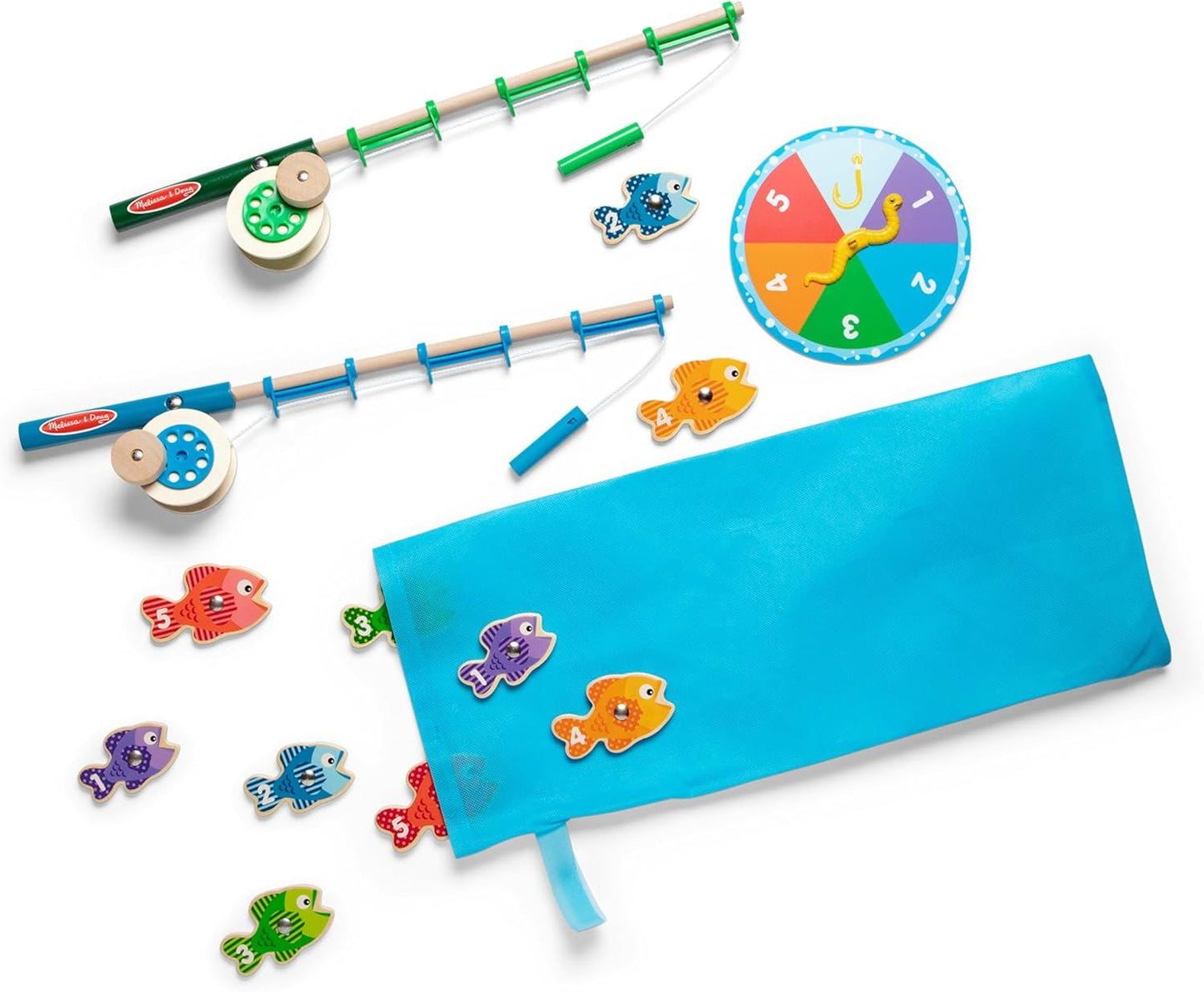 Catch & Count Fishing Game 96058 Wooden Magnetic Toy (Melissa & Doug)