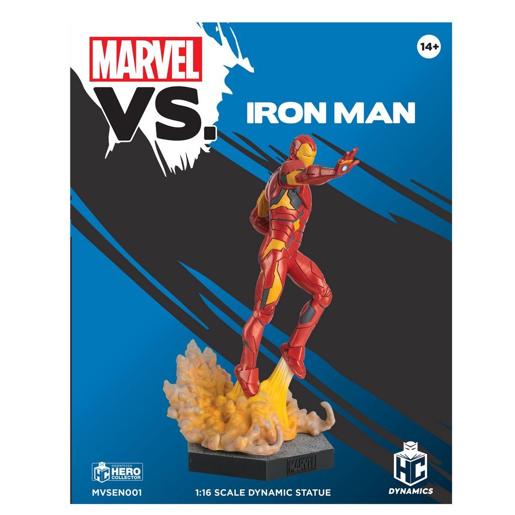#1 MARVEL VS. IRON MAN 1:16 Scale Dynamic Statue Figure MVSEN001 (Eaglemoss)