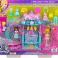 Glam It Up Style Studio HKW09 Playset With 2 Dolls Color Change & 19 Accessories (Polly Pocket)
